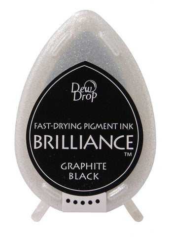 Brilliance Dew Drop Pigment Ink Pad Graphite Black