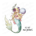 S40 Stamping Bella Cling Stamp - Curvy Girl Mermaid