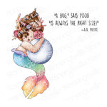 Stamping Bella Cling Stamp - Edna Hugging a Pearl