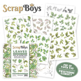 ScrapBoys 6X6 Pop Up Paper Pad, Leaves