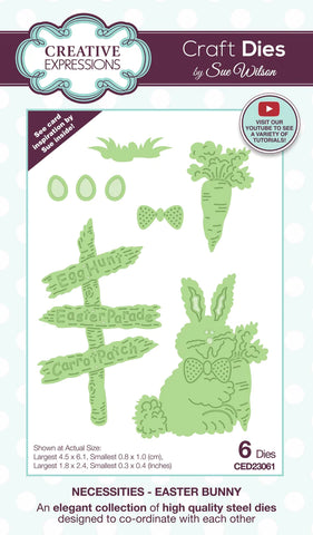 Creative Expressions Sue Wilson Easter Bunny Craft Die