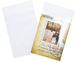 Crystal Clear Protective Closure Bags, 4 5/8" x 6 3/8" + Flap 100/pkg