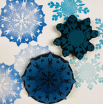 Art Foamies Red Tin Roof | Snowflakes | Foam Stamps - Set of 2