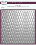 Creative Expressions Padded Quilt 8 in x 8 in 3D Embossing Folder