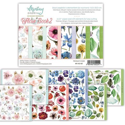 Mintay Papers Book Line Floral Book 2