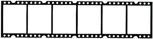 Scrap FX Film Strips, 6 frames