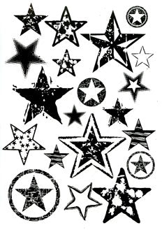 Scrap FX Grungy Stars transparency