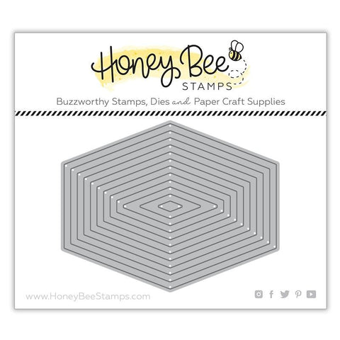Honey Bee Stamps Honey Cuts Die, Polygon Thin Frames