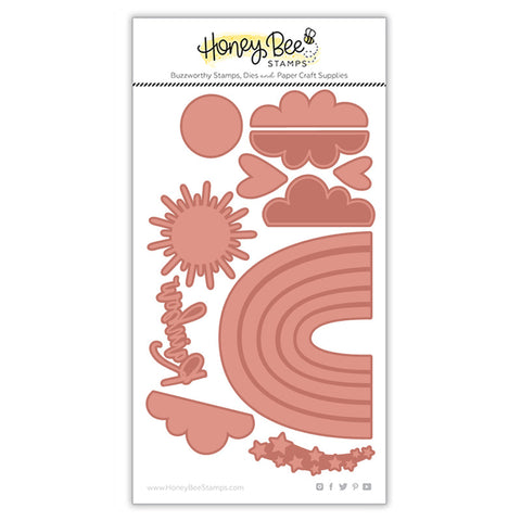 Honey Bee Stamps Hot Foil Plate, Rainbow