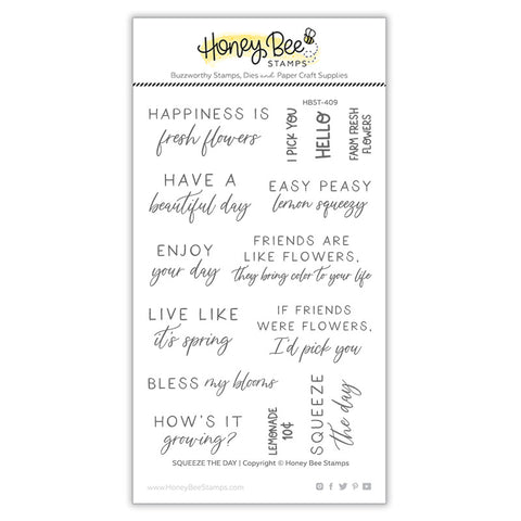 Honey Bee Stamps Clear Stamp, Squeeze The Day