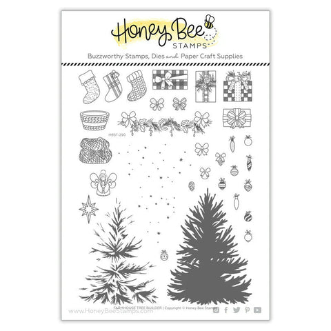 Honey Bee Stamps Farmhouse Tree Builder - 6x8 Stamp Set