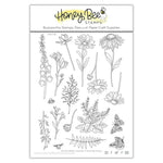 Honey Bee Stamps Wildflowers - 6x8 Stamp Set