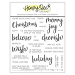 Honey Bee Stamps Bitty Buzzwords: Holidays - 6x6 Stamp Set