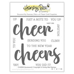Honey Bee Stamps Cheers - 4x4 Stamp Set