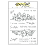 Honey Bee Stamps On The Line: Fall Florals - 5x6 Stamp Set