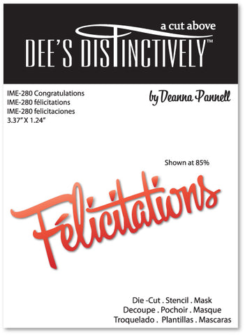 Dee's Distinctively - Félicitations