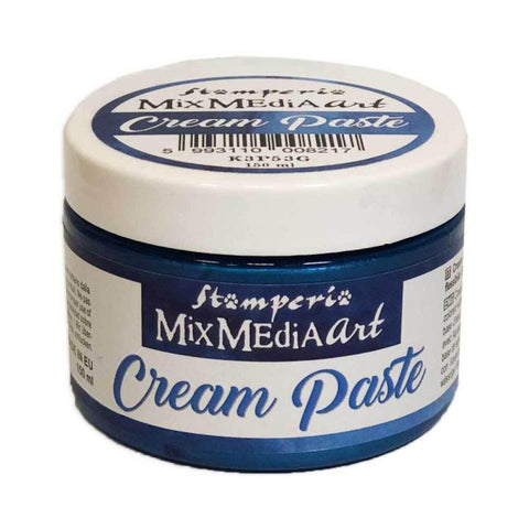 Stamperia - Cream Paste Metallic 150ml - Blue