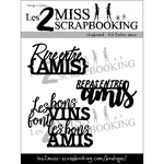 Les 2 miss Scrapbooking - Chipboard, Kit Ente amis