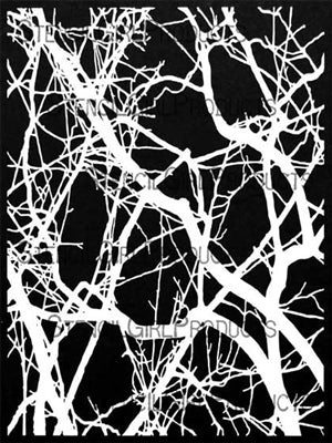 StencilGirl Products Thicket Background 9"x12"
