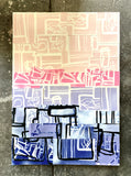StencilGirl Products Bold Abstract Lines 3; 9" x 12"