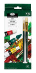 Royal & Langnickel Essentials 12ml Artist Paint Pack, Oil Color - 12 Col. + Brush