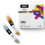 S15 Liquitex Acrylic Marker Set, Wide - Vibrants (6 Pack)