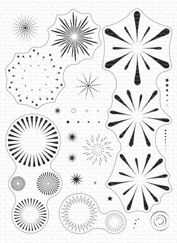 My Favorite Things Clear Stamp, Festive Fireworks