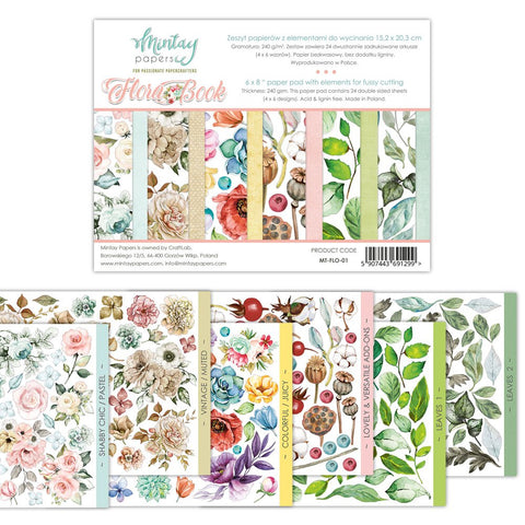 Mintay Papers Book line Floral Book