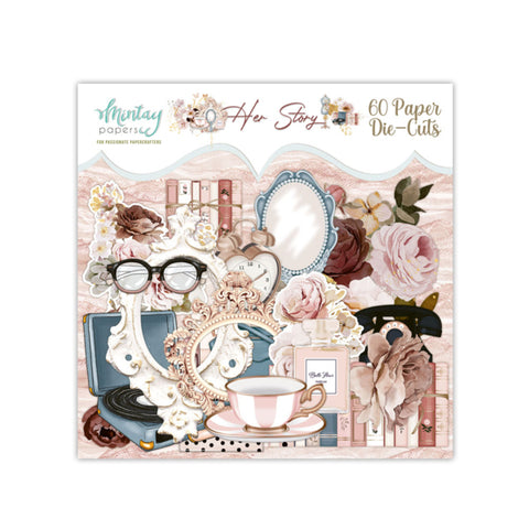 Mintay Papers PAPER DIE-CUTS - HER STORY, 60 PCS