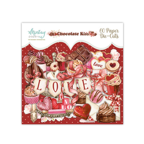 Mintay Papers PAPER DIE-CUTS - CHOCOLATE KISS, 60 PCS