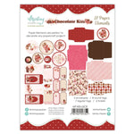 Mintay Papers PAPER ELEMENTS - CHOCOLATE KISS, 27 PCS