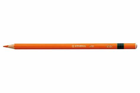 STABILO Colored Pencils For Film & Glass, Orange