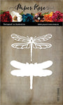 Paper Rose Dragonfly Large Metal Die