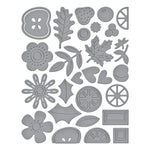 Spellbinders Delicious Decorations Etched Dies from the Pie Perfection Collection