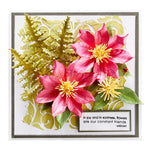 Spellbinders Clematis Etched Dies from the Garden Favorites Collection