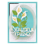 Spellbinders Layered Lilies Etched Dies from the Layered Fleur Bouquet Slimlines Collection