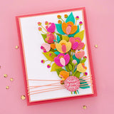 Spellbinders SEALED BOUQUET ETCHED DIES FROM THE FLORAL REFLECTION COLLECTION