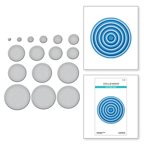 Spellbinders EVERLASTING CIRCLES ETCHED DIES FROM THE EVERLASTING SHAPES COLLECTION
