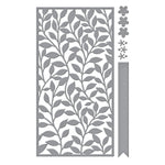 Spellbinders Sweet Leaf Mini Slimline Etched Dies from the Layered Fleur Bouquet Slimlines Collection