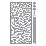 Spellbinders Sweet Leaf Mini Slimline Etched Dies from the Layered Fleur Bouquet Slimlines Collection
