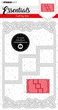 S20 Studio Light Cutting Die Christmas Card Shape Mini Holly Essentials 165x100mm nr.72