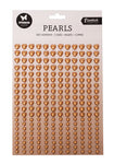 Studio Light Self-Adhesive Pearls Copper Hearts Essentials 140x230x4mm 240 PC nr.05