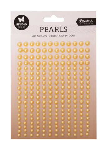 Studio Light Self-Adhesive Pearls Gold Pearls Essentials 105x160x4mm 240 PC nr.15