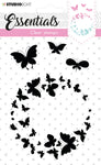 Studio Light Clear Stamp Silhouette Butterflies Essentials 74x105x3mm 4 PC nr.230