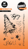 Studio Light Clear Stamp Enjoy Winter Grunge Collection 148x105x3mm 10 PC nr.317