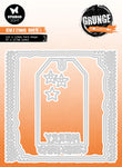 Studio Light Cutting Die Card Shape Grunge Collection 135x135x1mm 8 PC nr.434
