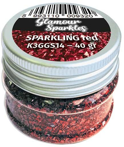 S20 Stamperia Sparkles, Sparkling Red (40gr)