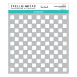 Spellbinders Picnic Checkerboard Stencil from the Pie Perfection Collection