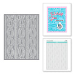 Spellbinders Cable Knit Stencil from the Tinsel Time Collection