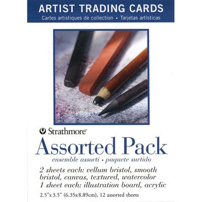 Strathmore Artist Trading Cards - 2.5" x 3.5" - Assorted pack